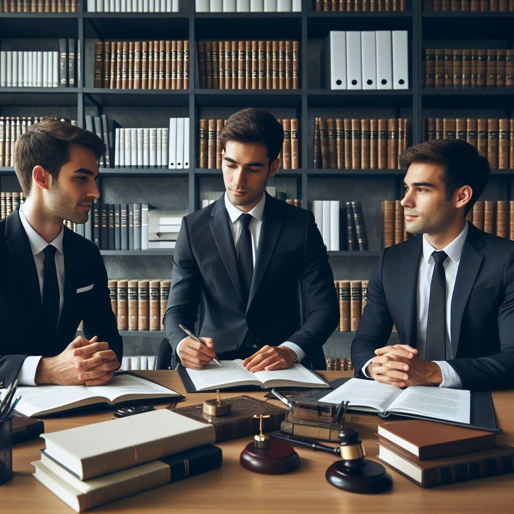 Abogados en reunion